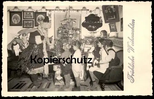 ALTE POSTKARTE WEIHNACHTEN ALT AUSSEE NIKOLO NIKOLAUS SPIELZEUG Altaussee Steiermark Österreich Austria Ansichtskarte AK