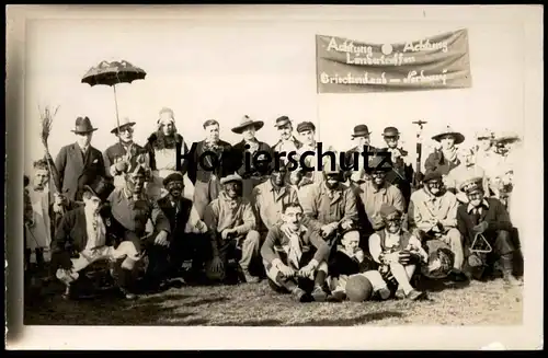 ALTE FOTO POSTKARTE NORDERNEY LÄNDERTREFFEN GRIECHENLAND NORDERNEY Karneval ? Schminke carnival carneval ? photo