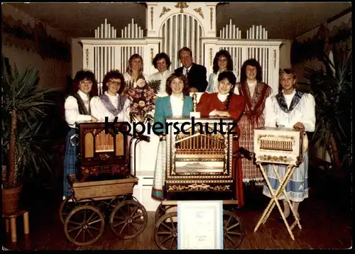 ÄLTERE POSTKARTE 30 JAHRE RAFFIN ORGELBAU ÜBERLINGEN ORGAN L'Orgue de Barbarie Orgel Drehorgel Ansichtskarte AK postcard