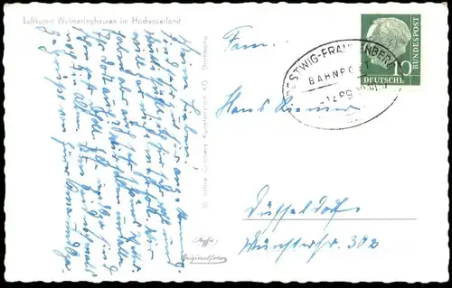 ÄLTERE POSTKARTE LUFTKURORT WULMERINGHAUSEN IM HOCHSAUERLAND Olsberg Sauerland Ansichtskarte cpa AK postcard