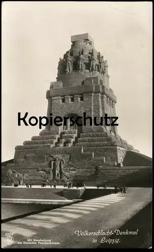 ALTE POSTKARTE LEIPZIG VÖLKERSCHLACHTDENKMAL OFFIZIELLER STEMPEL WEIHE 18.10.1913 Ansichtskarte AK cpa postcard