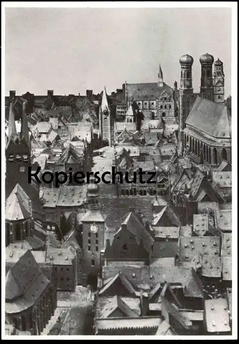 ÄLTERE POSTKARTE MÜNCHEN STADTMODELL JAHR 1570 JACOB SANDTNER Modell postcard model Ansichtskarte AK cpa