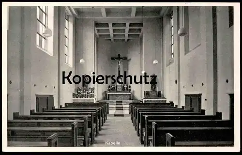 ALTE POSTKARTE PADERBORN KRANKENHAUS DER BARMHERZIGEN BRÜDER KAPELLE Barmherzige Brüder Hospital Ansichtskarte postcard