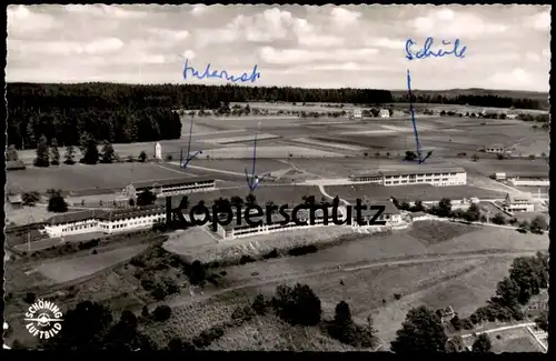 ÄLTERE POSTKARTE ALTENSTEIG JUGENDDORF 1958 LUFTBILD TOTALANSICHT TOTAL postcard cpa AK Ansichtskarte