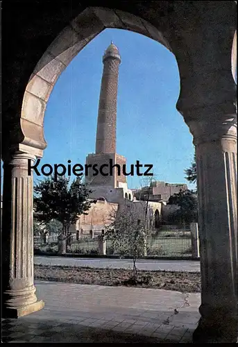 ÄLTERE POSTKARTE EL-HADBAH MINARET MOSUL IRAQ LE MINARET PENCHÉ MOSSOUL AL-HADBAA Irak postcard cpa Ansichtskarte AK