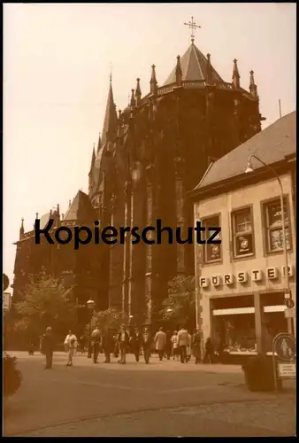 ALTES ORIGINAL FOTO AACHEN INNENSTADT GESCHÄFT FÖRSTER 1976 Schild Fußgängerzone Aken Aix-la-Chapelle Photo 13 cm x 9 cm