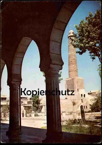 ÄLTERE POSTKARTE EL-HADBAH MINARET MOSUL IRAQ LE MINARET PENCHÉ MOSSOUL AL-HADBAA Irak postcard cpa Ansichtskarte AK