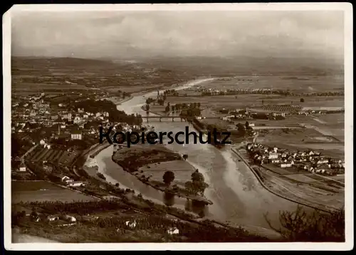 ALTE POSTKARTE ELBLANDSCHAFT LEITMERITZ LITOMERICE LICHTBILD VON THEO EXLER Aussig Böhmen ceska republika czech republic