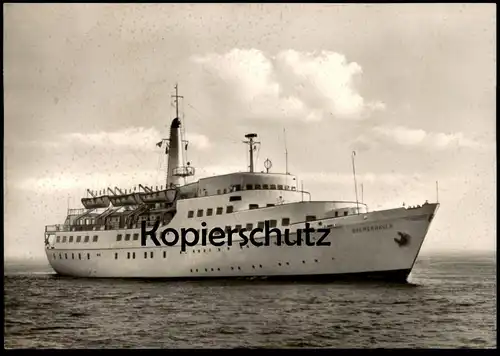 ÄLTERE POSTKARTE DOPPELSCHRAUBEN-MOTORSCHIFF MS BREMERHAVEN Schiff ship postcard cpa AK Ansichtskarte