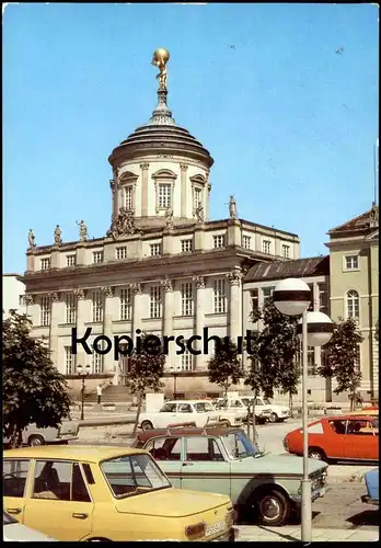 ÄLTERE POSTKARTE POTSDAM KULTURHAUS HANS MARCHWITZA STEMPEL JUGENDOBJEKT HAVELOBST Auto Trabant Sonderstempel postcard