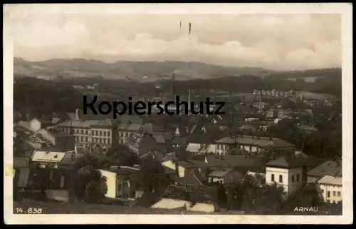 ALTE POSTKARTE ARNAU PANORAMA HOSTINNE Tschechische Republik ceska republika czech republic Ansichtskarte postcard cpa