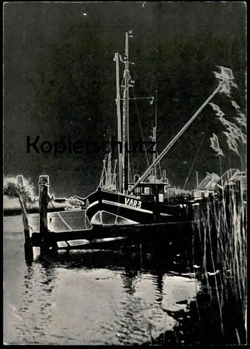 ÄLTERE KÜNSTLER POSTKARTE KRABBENKUTTER VAR 3 VAREL FOTOGRAFIE DIRK DUJESIEFKEN SCHIFF KUTTER bateau ship postcard