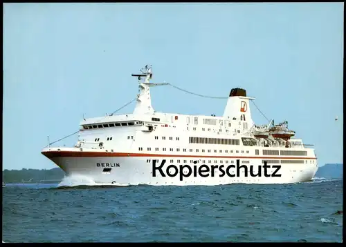 ÄLTERE POSTKARTE MS BERLIN REEDEREI PETER DEILMANN NEUSTADT IN HOLSTEIN Schiff Motorschiff ship bateau postcard cpa AK