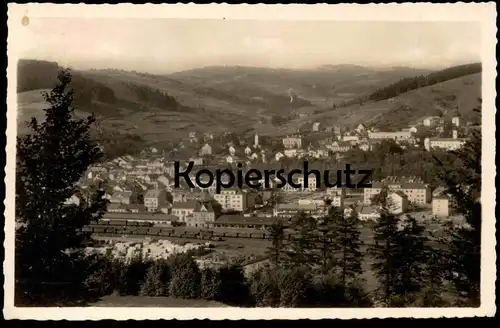 ALTE POSTKARTE WSETIN VSETIN BAHNHOF PANORAMA GÜTERWAGGONS ZUG gare train station Ceska Republika postcard Ansichtskarte