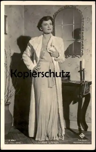 ALTE POSTKARTE LUISE ULRICH FILM-SCHAUSPIELERIN FILM FOTO VERLAG UFA actress acteur postcard cpa AK Ansichtskarte