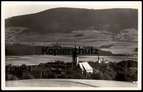 ALTE POSTKARTE GRULICH PANORAMA KRALIKY NORDBÖHMEN Böhmen ceska republika czech republic Ansichtskarte postcard