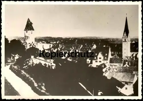 ÄLTERE POSTKARTE KEMPTEN ALLGÄU PANORAMA ST. MANG BURGHALDE Ansichtskarte AK postcard cpa