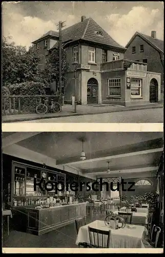 ALTE POSTKARTE GASTHOF HOTEL RESTAURANT HEINRICH BÜLLING NORDHORN GRAFSCHAFT BENTHEIM ROLINCK BIER Ansichtskarte AK cpa