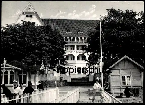 ÄLTERE POSTKARTE GLÜCKSBURG MATTHIAS-CLAUDIUS-HEIM Matrose Seemann Ansichtskarte AK postcard cpa