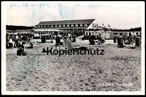 ÄLTERE POSTKARTE NES AMELAND STRANDGEZICHT HOTEL STEINVOORTE Friesland Ansichtskarte cpa postcard AK