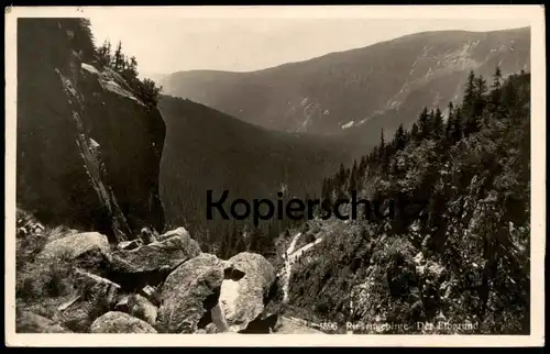 ALTE POSTKARTE RIESENGEBIRGE DER ELBGRUND Elbegrund Labsky Dul Czech Republic Ceska Republika Ansichtskarte postcard AK