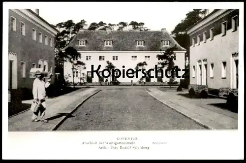 ÄLTERES REPRO FOTO BERLIN CÖPENICK ABSCHLUSS DER WOLFSGARTENSTRASSE KÖPENICK BERLIN ARCHIV FOTO RIECHEL photo