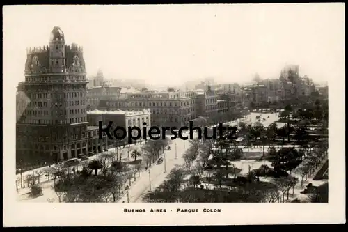 ALTE POSTKARTE BUENOS AIRES PARQUE COLON PARK PARC ARGENTINIEN Ansichtskarte postcard cpa AK