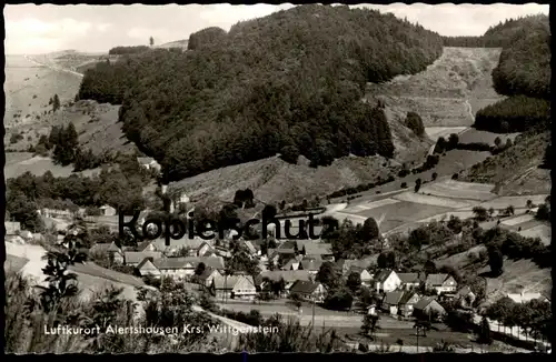 ÄLTERE POSTKARTE LUFTKURORT ALERTSHAUSEN KREIS WITTGENSTEIN PANORAMA Bad Berleburg Ansichtskarte AK cpa postcard