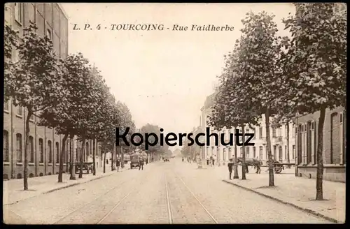 ALTE POSTKARTE TOURCOING RUE FAIDHERBE Ansichtskarte AK cpa postcard