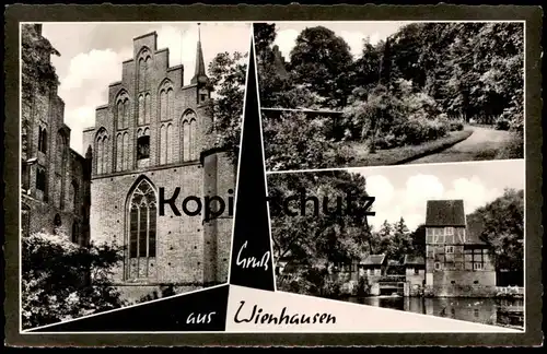 ÄLTERE POSTKARTE GRUSS AUS WIENHAUSEN KLOSTER KLOSTERPARK ALTE MÜHLE PARK Ansichtskarte AK cpa postcard