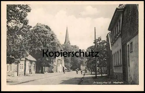 ALTE POSTKARTE FRIESOYTHE MOORSTRASSE OLDENBURGER MÜNSTERLAND Ansichtskarte postcard cpa AK