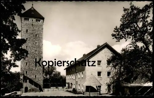 ÄLTERE POSTKARTE HEPPENHEIM BERGSTRASSE JUGENDHERBERGE STARKENBURG Brunnen Ansichtskarte AK cpa postcard