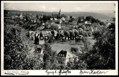 ÄLTERE POSTKARTE BAD BELECKE MÖHNE PANORAMA WARSTEIN Sauerland Ansichtskarte AK cpa postcard