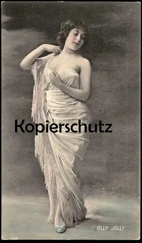 ALTE POSTKARTE OLLY JOLLY THEATER SCHAUSPIELERIN ARTISTIN Tänzerin artiste actress acteur Ansichtskarte AK cpa postcard