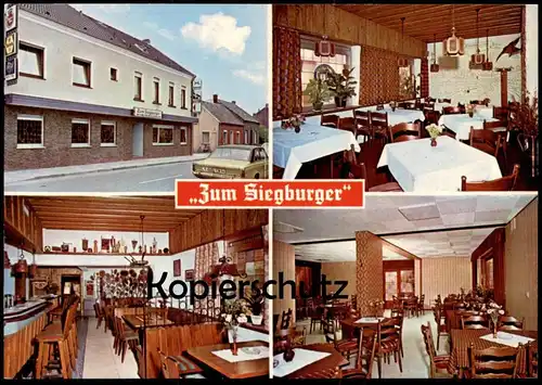 ÄLTERE POSTKARTE STRAELEN ZUM SIEGBURGER W. & M. SCHOLTEN ANNASTRASSE SCHWALM NETTE Spielautomat Siegburg AK postcard