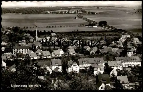 ÄLTERE POSTKARTE LIEBENBURG AM HARZ PANORAMA GESAMTANSICHT TOTALANSICHT KREIS GOSLAR Ansichtskarte cpa AK postcard