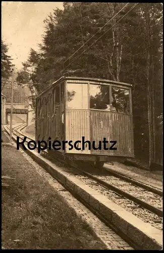 ALTE POSTKARTE BADEN-BADEN DIE DRAHTSEILBAHN AUF DEN BERG MERKUR STÄDTISCHES RESTAURANT BAHN ZUG Ansichtskarte postcard