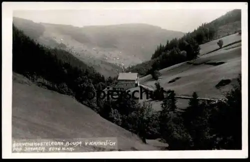 ALTE POSTKARTE CERVENOKOSTELECKA BOUDA KRKONOSICH RIESENGEBIRGE Krkonose Sudeten Ansichtskarte AK postcard cpa