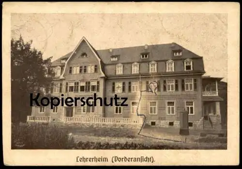 ALTE POSTKARTE RHÖNDORF LEHRERHEIM VORDERANSICHT 1916 BAD HONNEF AK Ansichtskarte cpa postcard