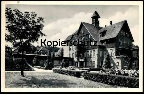 ALTE POSTKARTE ERHOLUNGSHEIM IM SOLLING 365 METER N. N. BEI DASSEL 1952 DER SOLLING Ansichtskarte AK cpa postcard