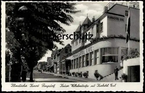 ALTE POSTKARTE RENGSDORF WALDBREITBACH KAISER WILHELMSTRASSE KURHOTEL EUL HOTEL Ansichtskarte AK cpa postcard