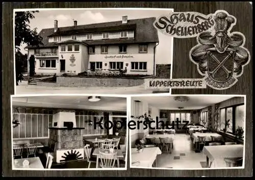 ÄLTERE POSTKARTE LIPPERTSREUTE GASTHOF PENSION GENESUNGSHEIM SCHELLENBERG FAMILIE MARSCHALL SALEM Ansichtskarte postcard