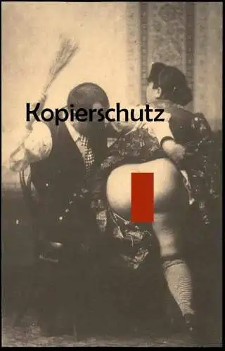 ÄLTERE REPRO ? POSTKARTE AKT NACKTE FRAU EROTIK POPO MANN eroticism femme nus nude woman bottom nudity postcard