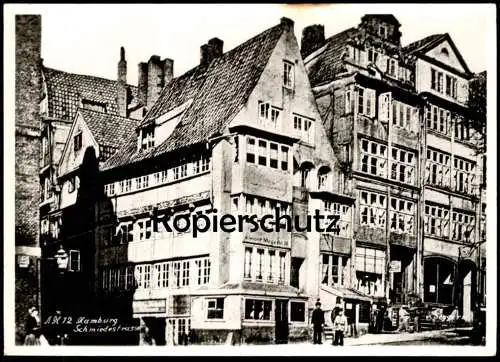 ALTE POSTKARTE HAMBURG SCHMIEDESTRASSE V. SEGGERN AK postcard