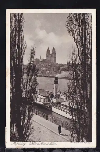 Magdeburg (Stadtansicht mit Dom), 1928