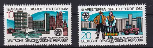 Arbeiterfestspiele der DDR Bezirk Neubrandenburg **