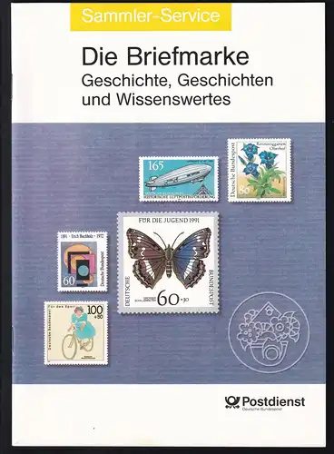 "Die Briefmarke" Geschichte, Geschichten und Wissenswertws, Broschüre 