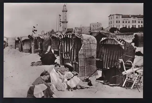 Rostock-Warnemünde Am Strand (historische Stadtansicht)