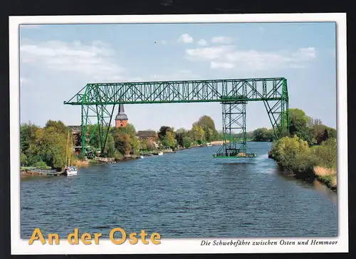 An der Oste Die Schwebfähre zwischen Osten und Hemmoor