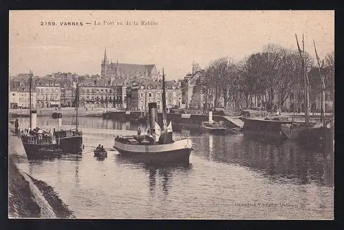 Vannes Le Port vu de la Rabine